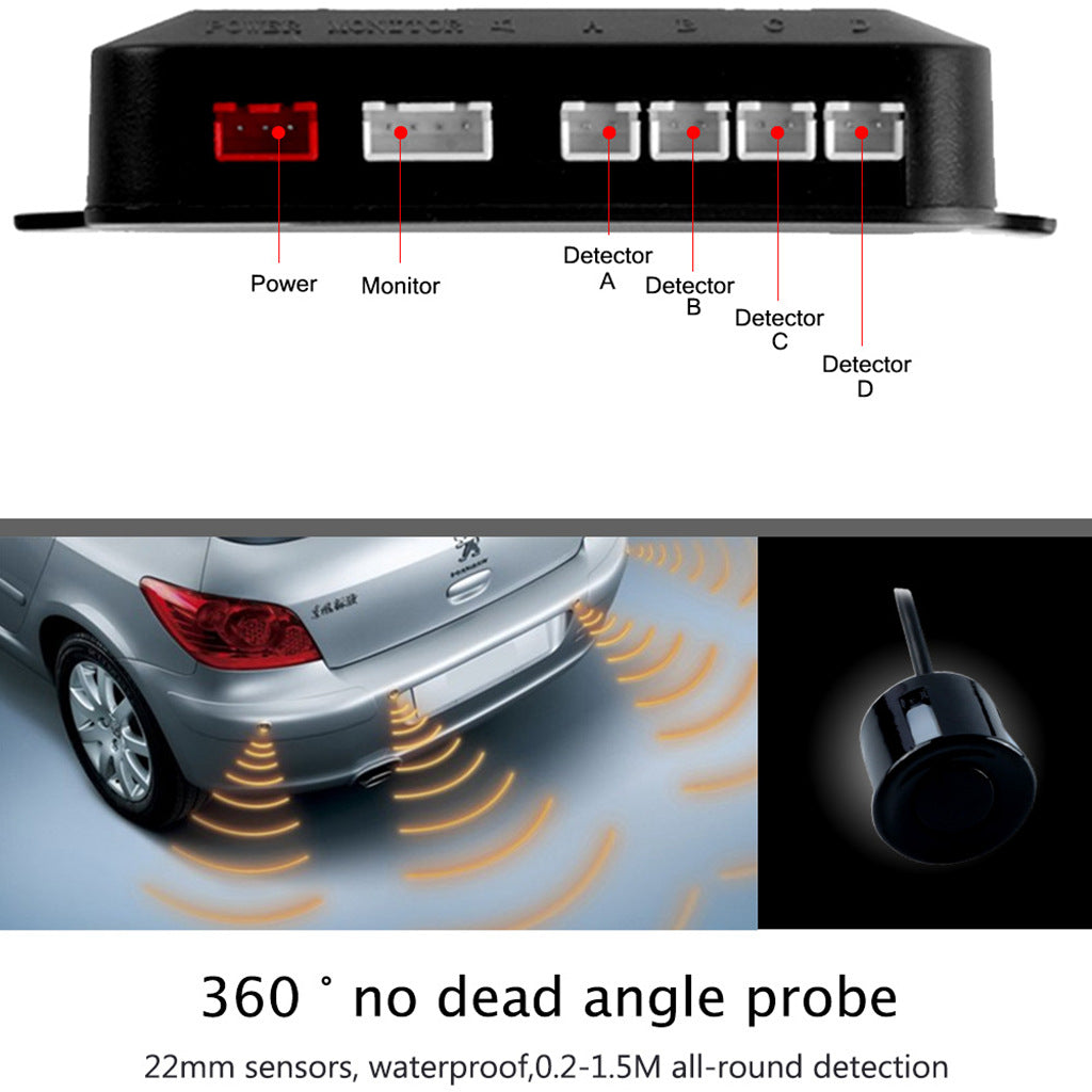 ParkAssist Pro - LED Parking Sensor System (Complete Kit)